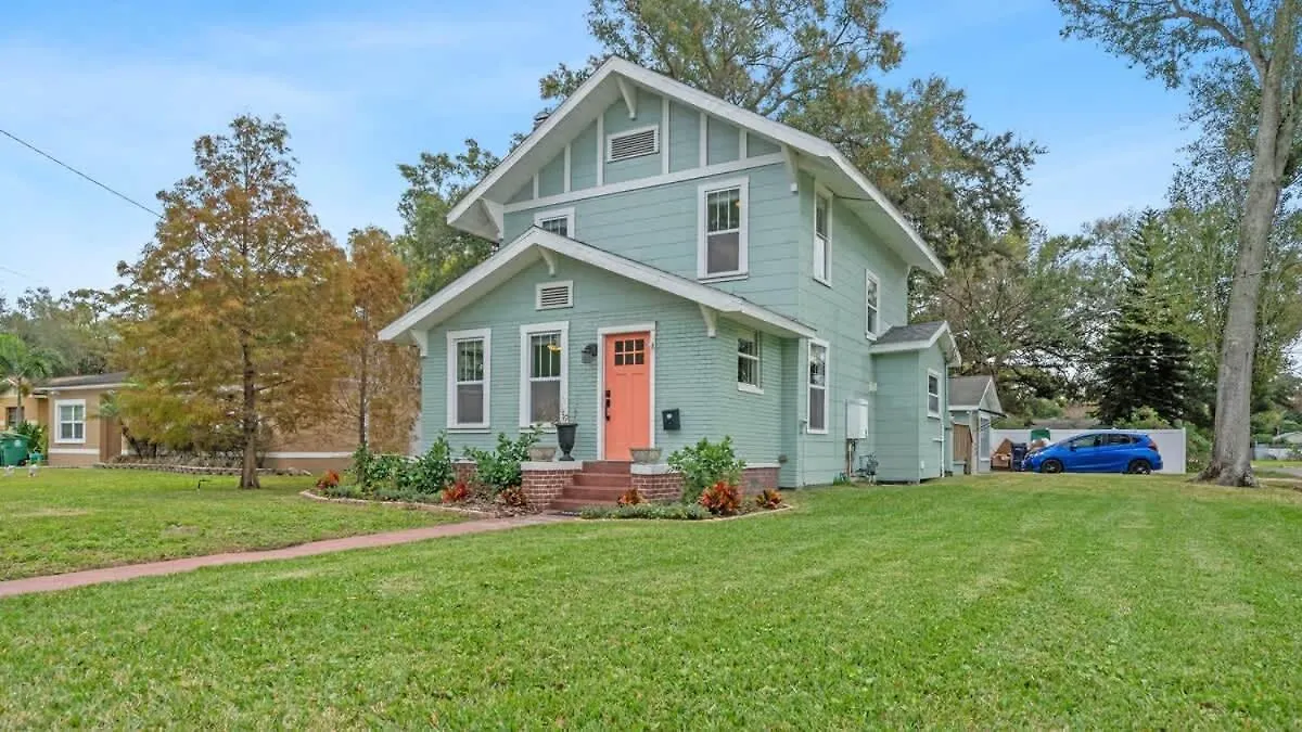 טאמפה Spacious Modern Farmhouse W/ Private Patio & Bbq! 0*,  ארצות הברית